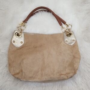 Cynthia Rowley Faux Calf Fur Shoulder Bag